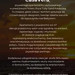 Polanowscy Prywatny Apartament Casavera W Hotelu Royal Tulip Sand Apartment *